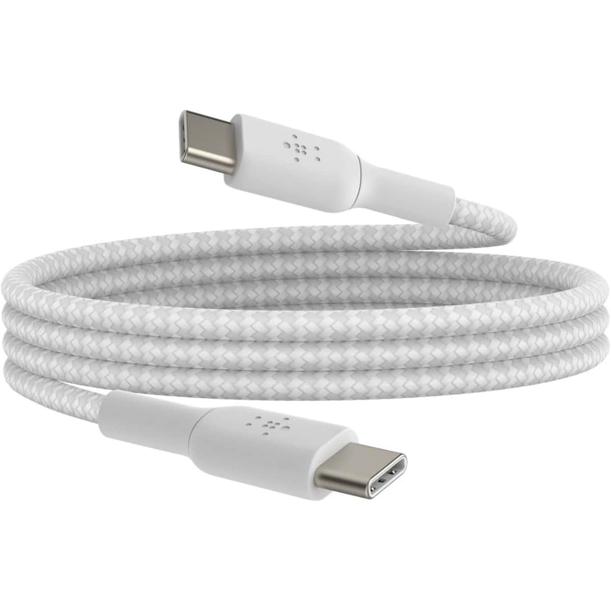 بيلكن كابل بوست تشارج مضفر USB-C إلى USB-C بقدرة 60 واط