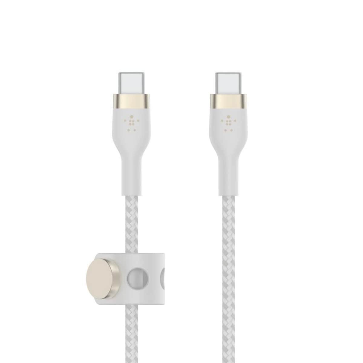 Belkin White 1m Boost Charge Pro Flex USB-C to USB-C Cable