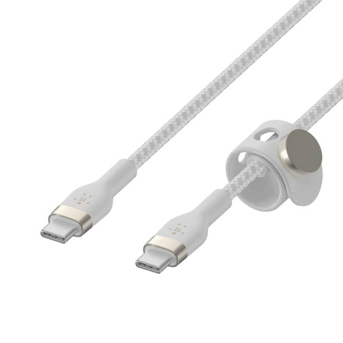Belkin White 1m Boost Charge Pro Flex USB-C to USB-C Cable