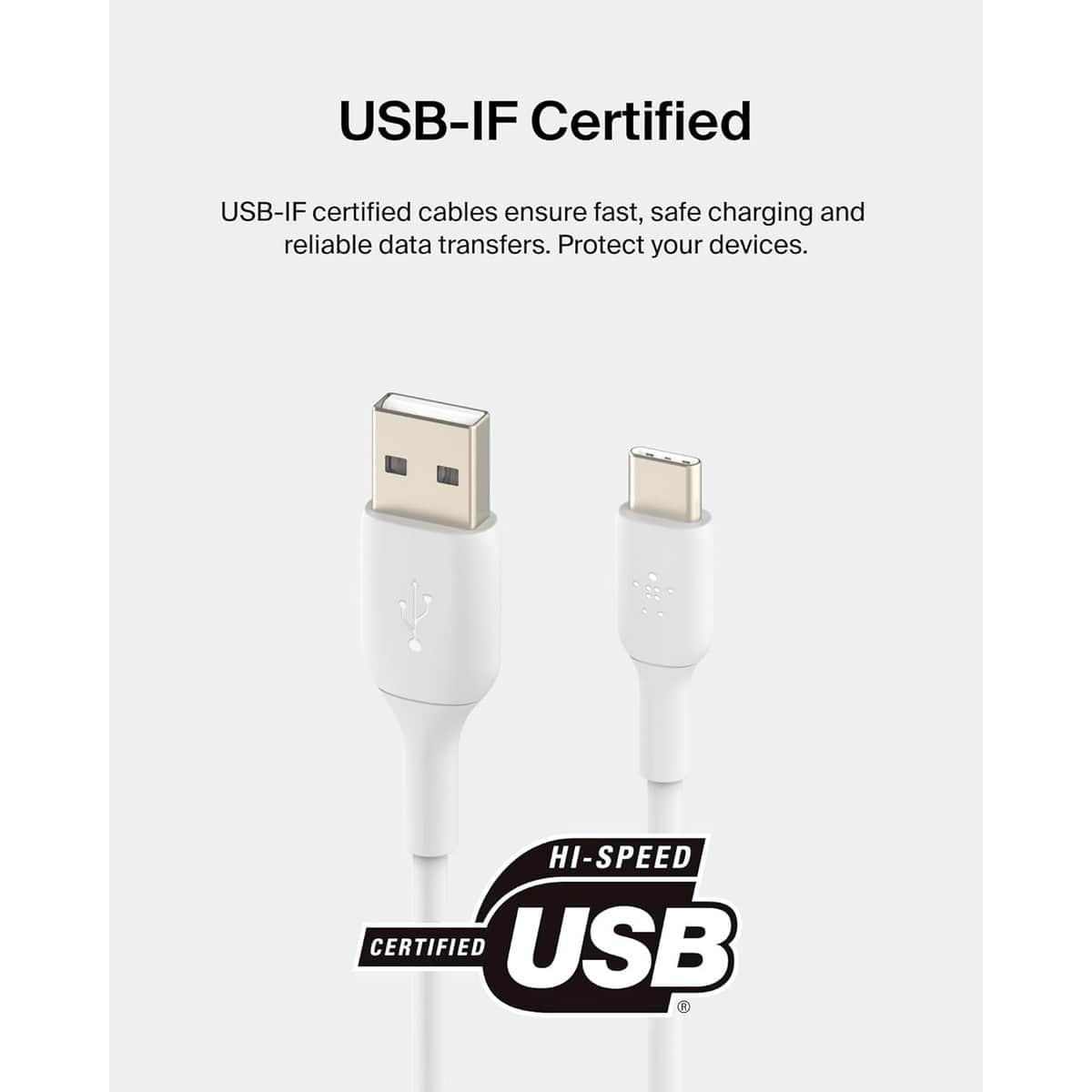 Belkin 1m Boost Charge USB-A to USB-C Cable