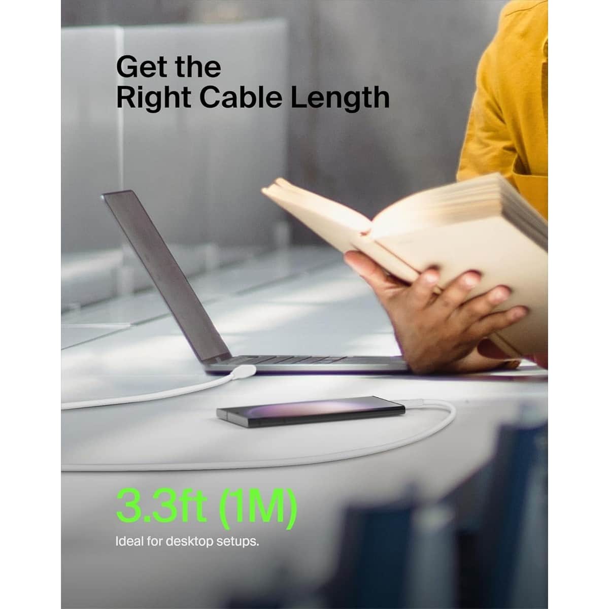 Belkin 1m Boost Charge USB-A to USB-C Cable
