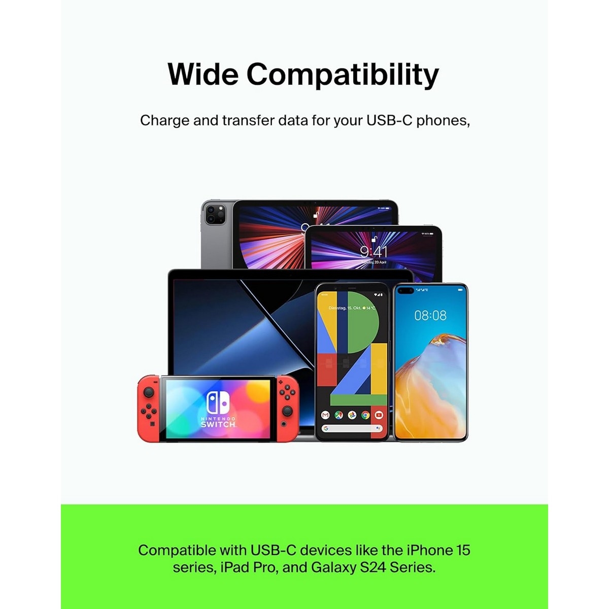 بيلكن كابل بوست تشارج USB-C إلى USB-C بقدرة 60 واط