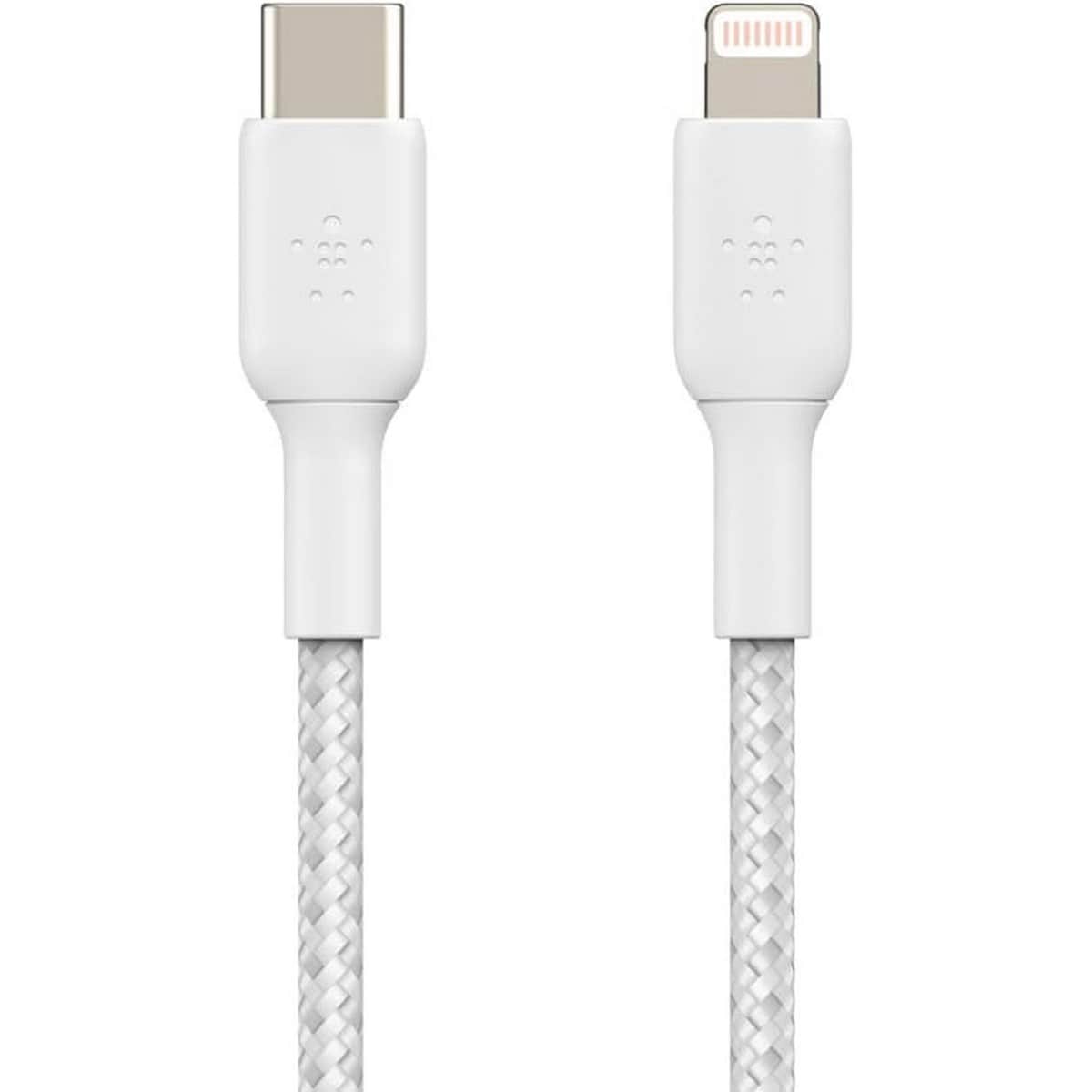 بيلكن كابل بوست تشارج مضفر USB-C إلى لايتنينج بطول 2 متر