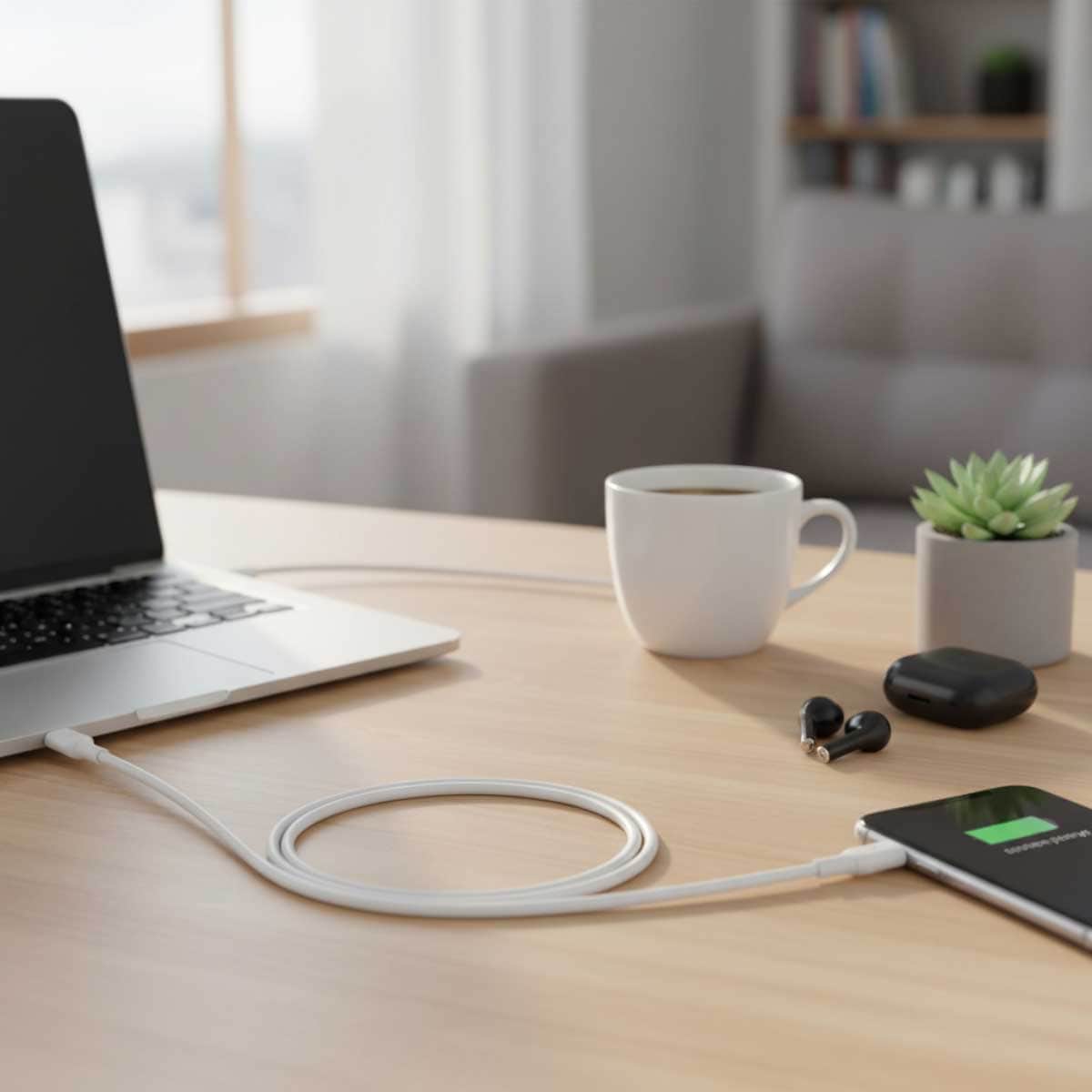 بيلكن كابل بوست تشارج USB-C إلى لايتنينج بطول 2 متر