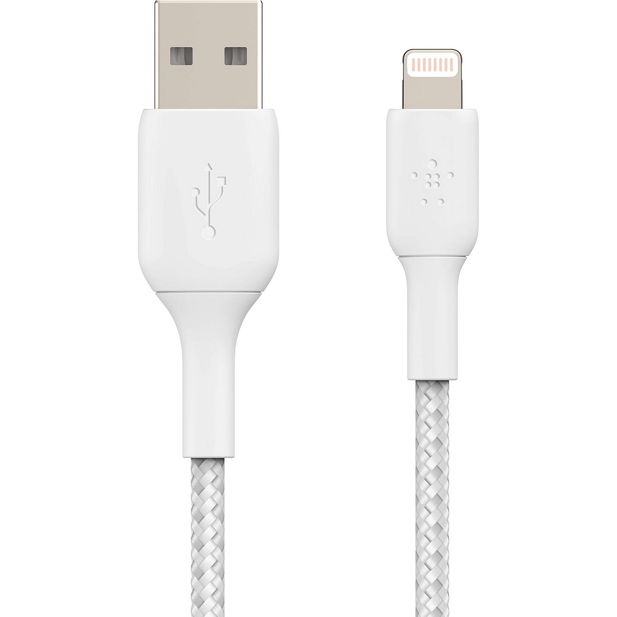 بيلكن كابل بوست تشارج مضفر USB-A إلى لايتنينج