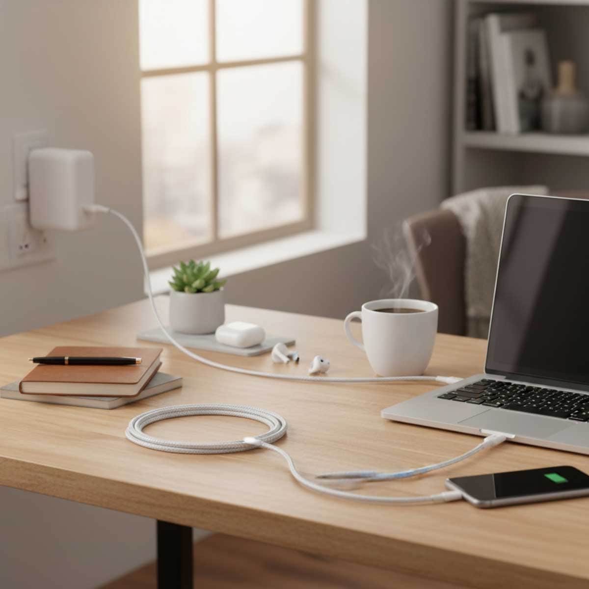 بيلكن كابل بوست تشارج مضفر USB-A إلى USB-C بطول 3 متر