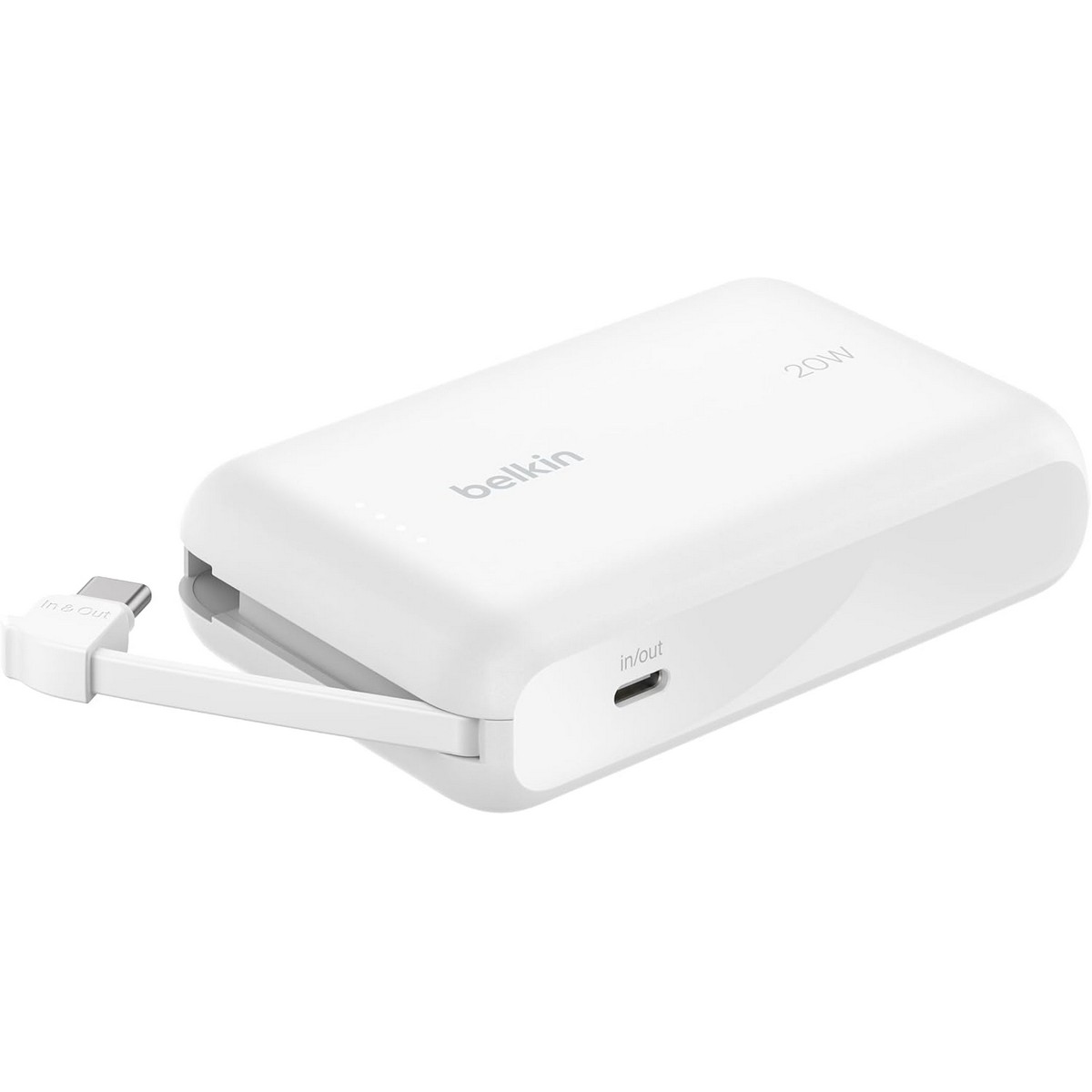 بيلكن باور بانك بوست تشارج بسعة 10000mAh مع كابل مدمج