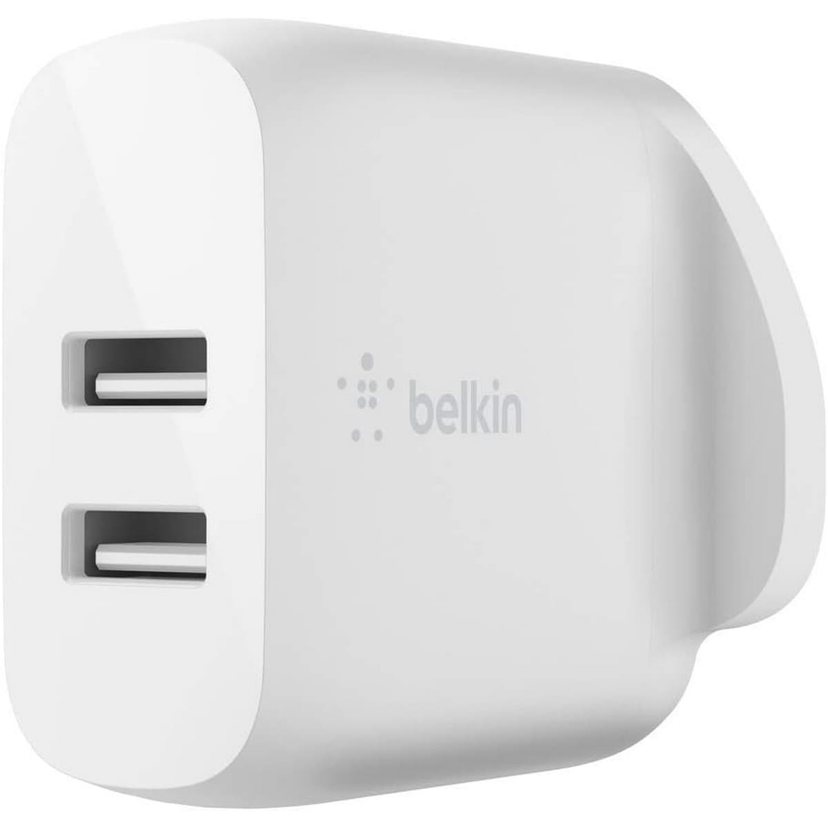 Belkin White Boost Charge 24W 2-Port USB-A Wall Charger