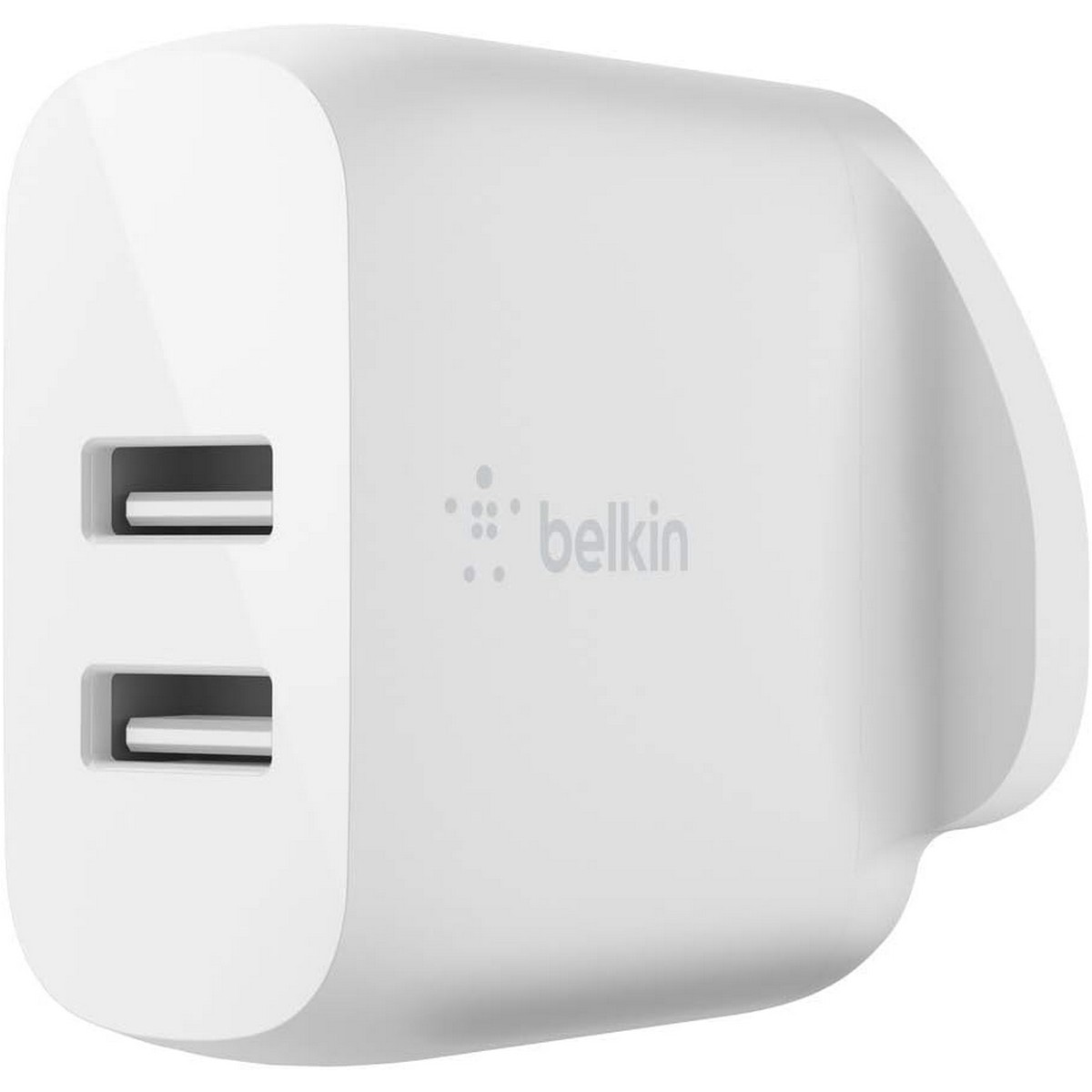 Belkin White Boost Charge 24W 2-Port USB-A Wall Charger