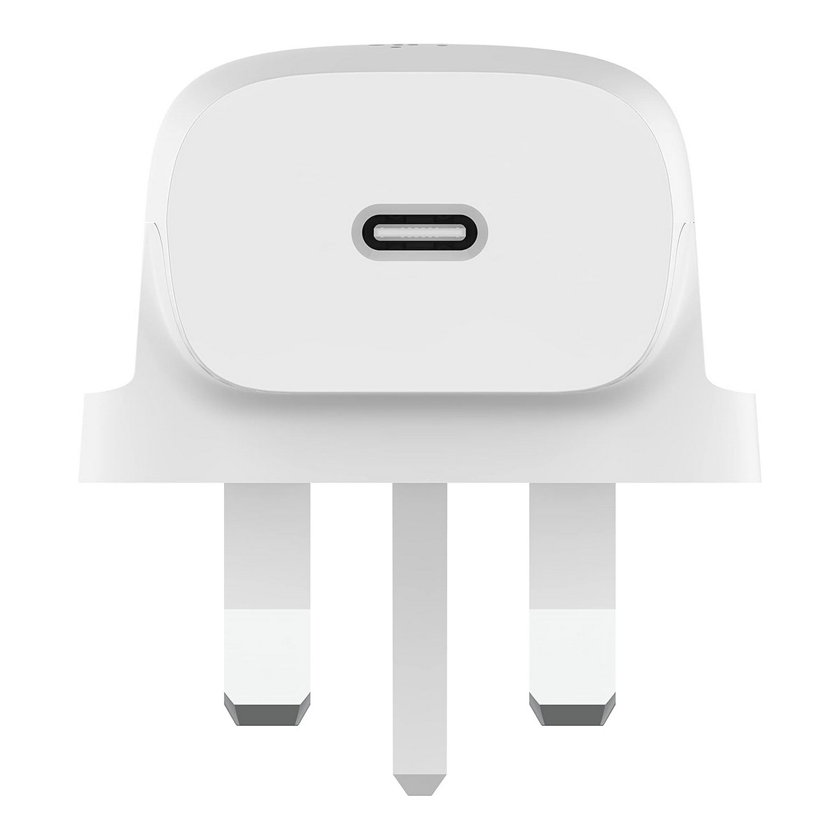 بيلكن أبيض بوست تشارج PD 20W شاحن حائط USB-C