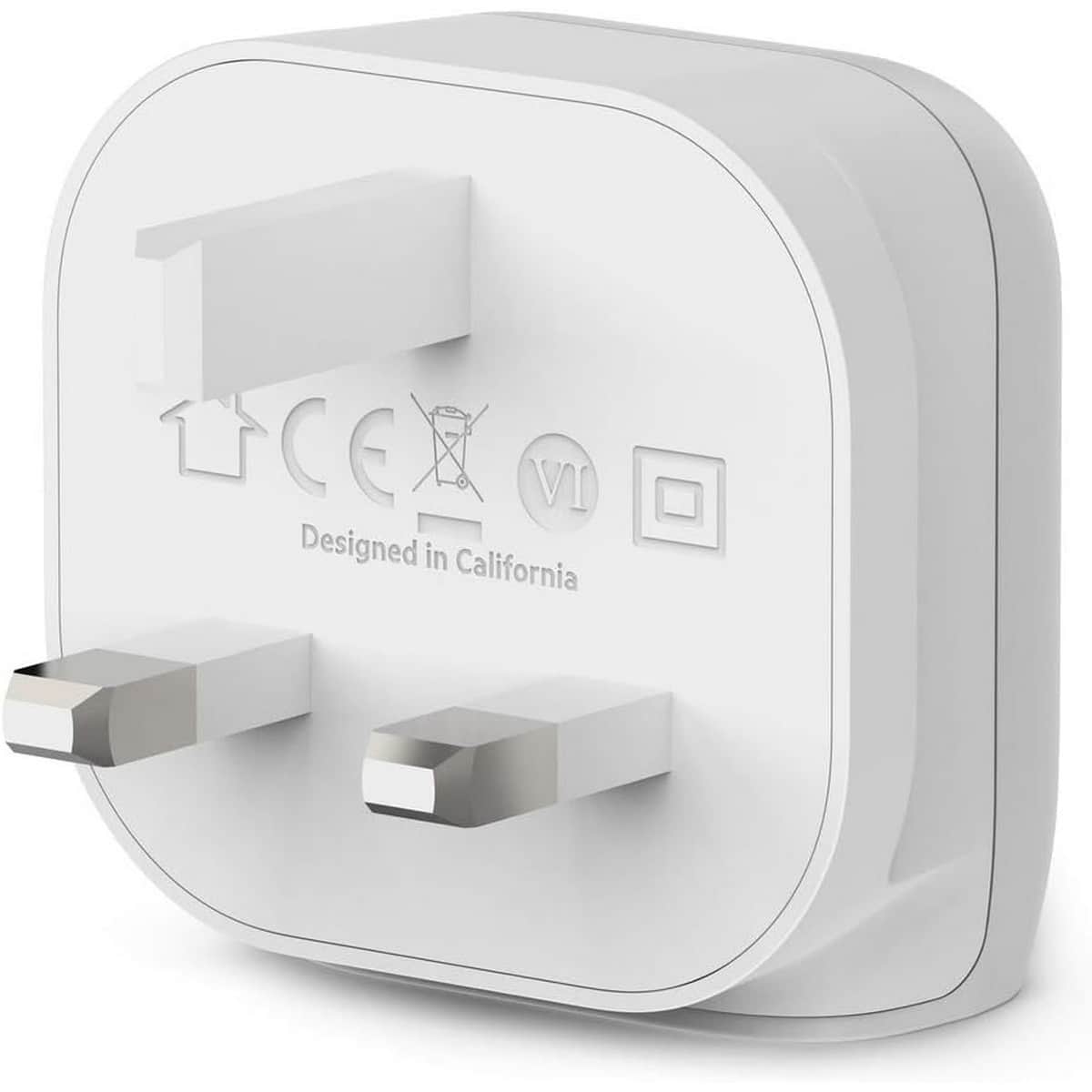 بيلكن أبيض بوست تشارجr PD 20W شاحن حائط USB-C مع طقم كابل Lightning