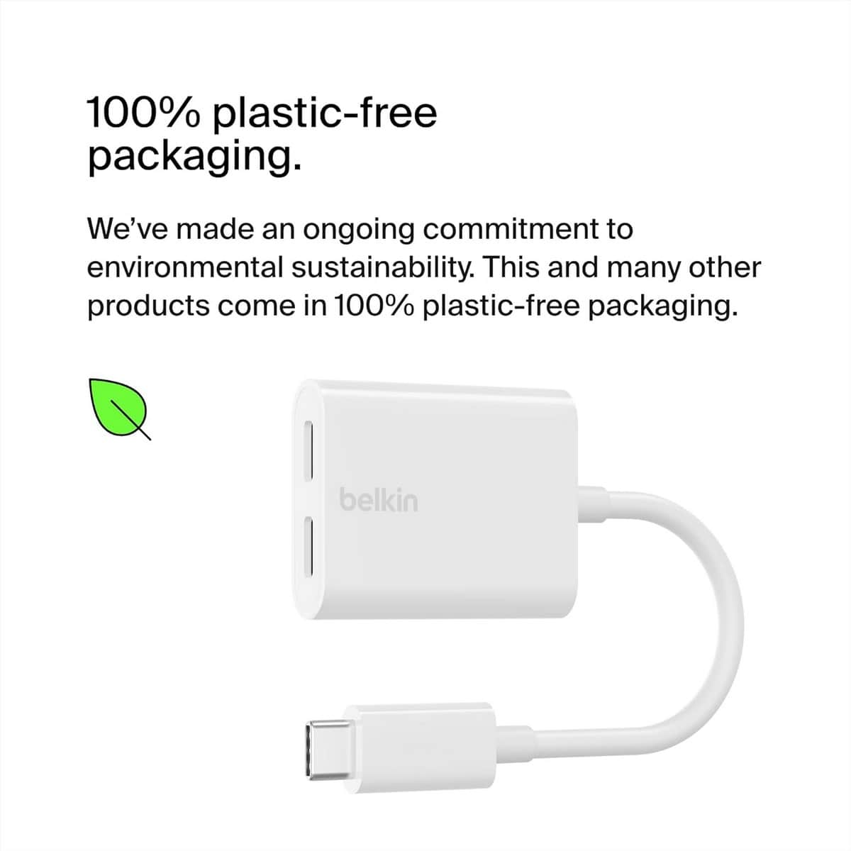 بيلكن كونيكت محول USB-C للصوت والشحن