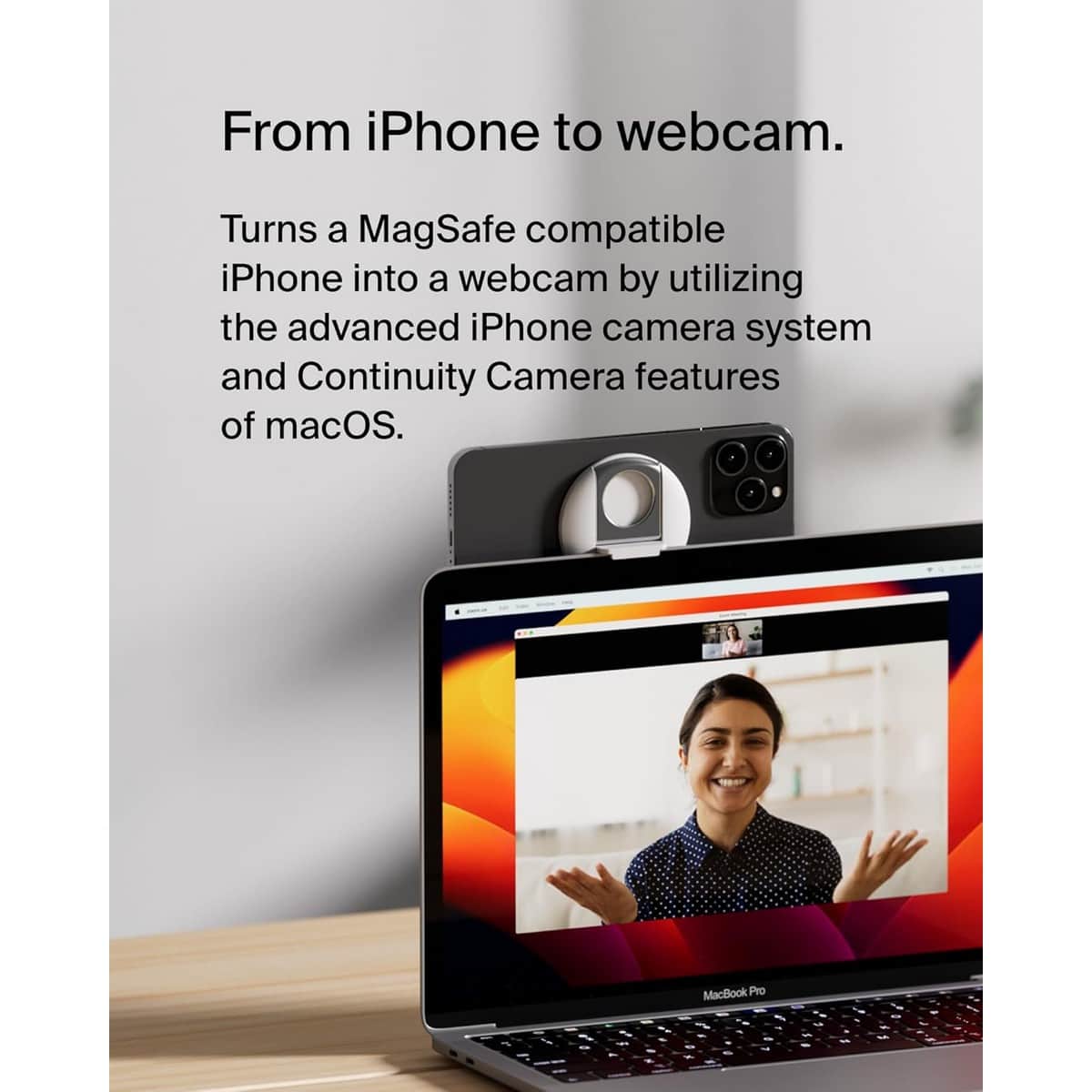بيلكن حامل آيفون MagSafe لأجهزة ماك نوتبوك