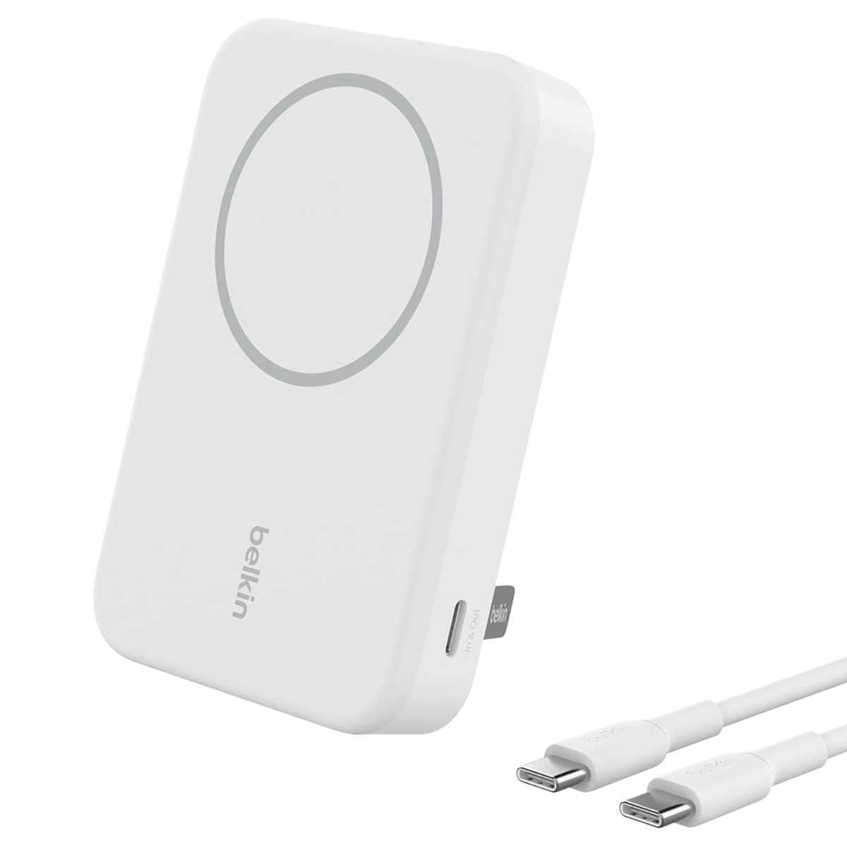 Belkin Qi2 10000mAh Magnetic Wireless Power Bank with Kickstand