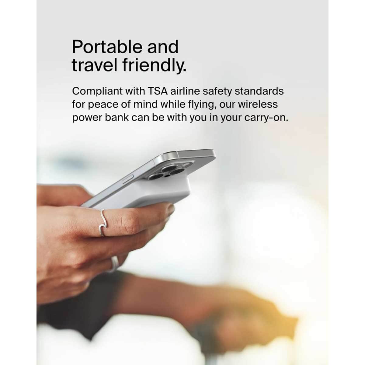 Belkin Qi2 10000mAh Magnetic Wireless Power Bank with Kickstand