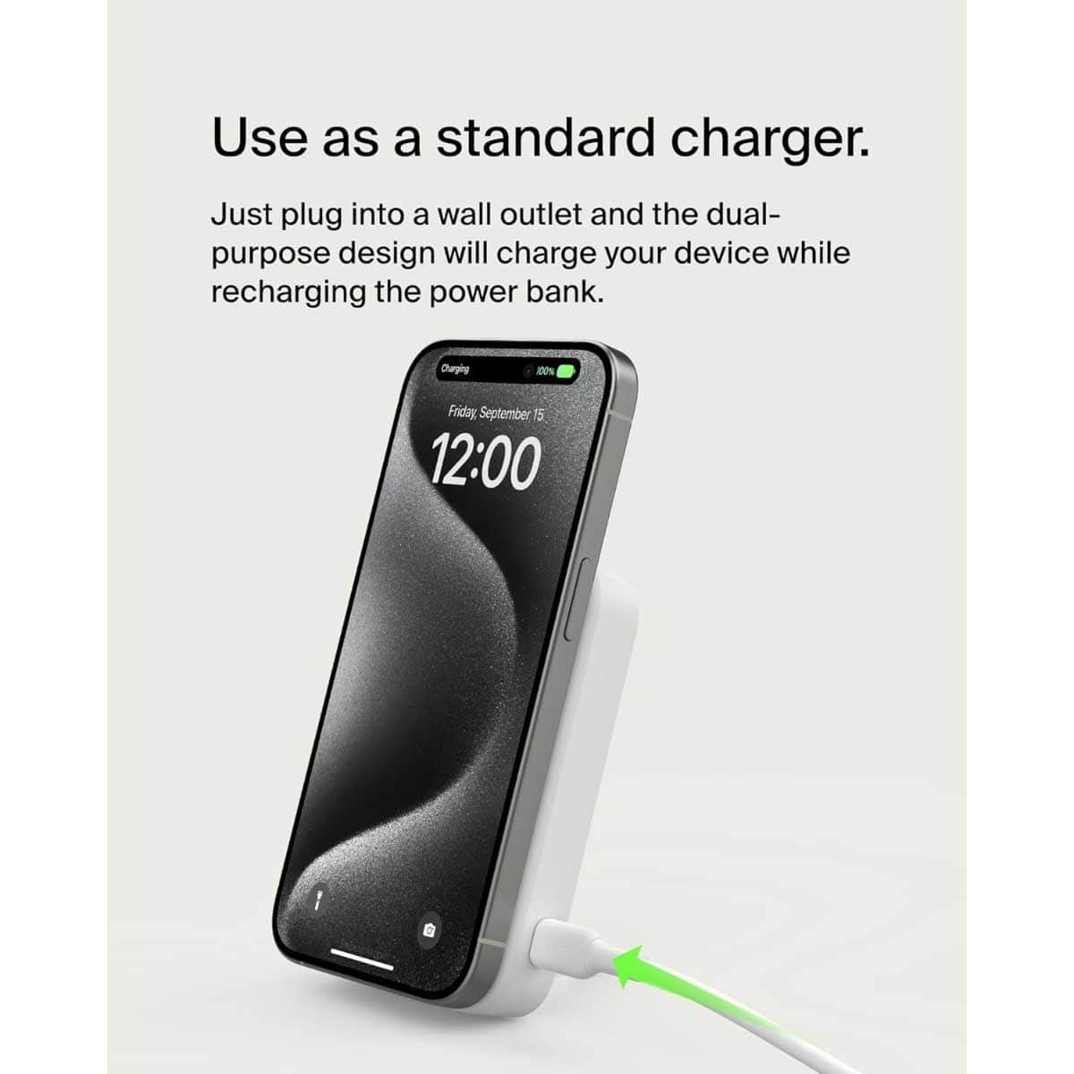 Belkin Qi2 10000mAh Magnetic Wireless Power Bank with Kickstand