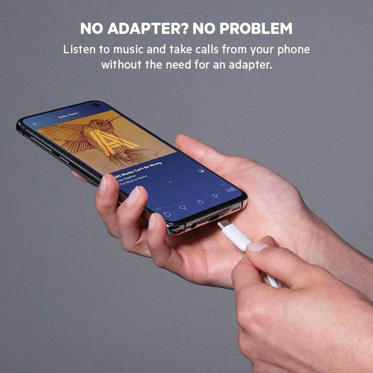 بيلكن روكستار سماعات أذن سلكية بموصل USB-C