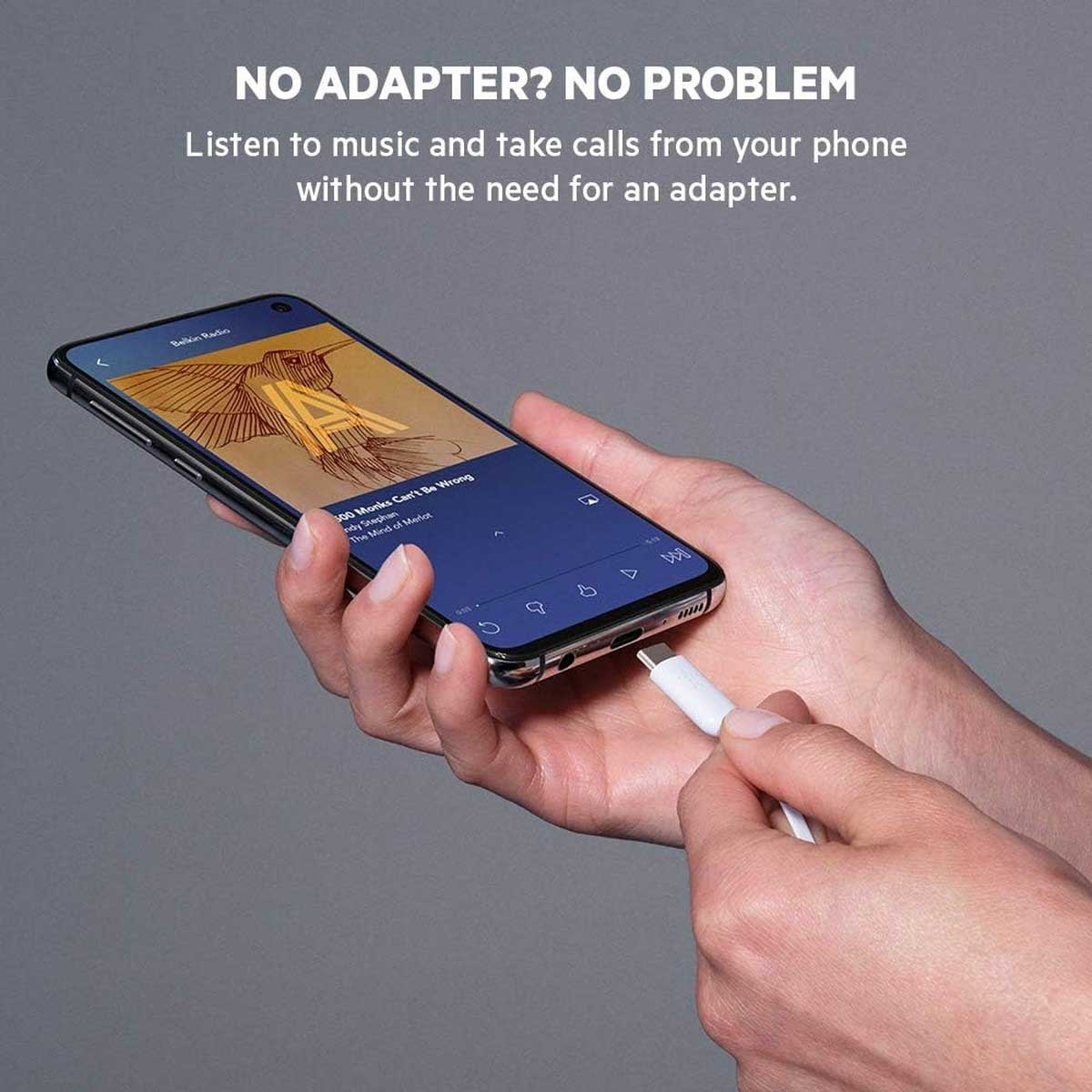 بيلكن روكستار سماعات أذن سلكية بموصل USB-C