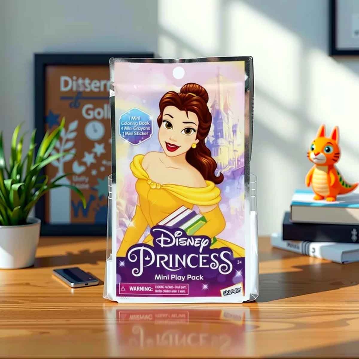 Disney Princess Bella Mini Play Pack Unisex, 3-4 Years