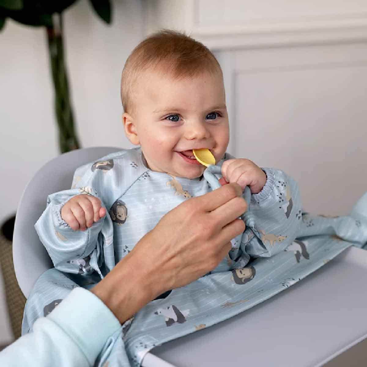 Bibado Multi-Stage Dippit Weaning Cutlery Spoon Unisex, 0-2 Years, Pack of 2