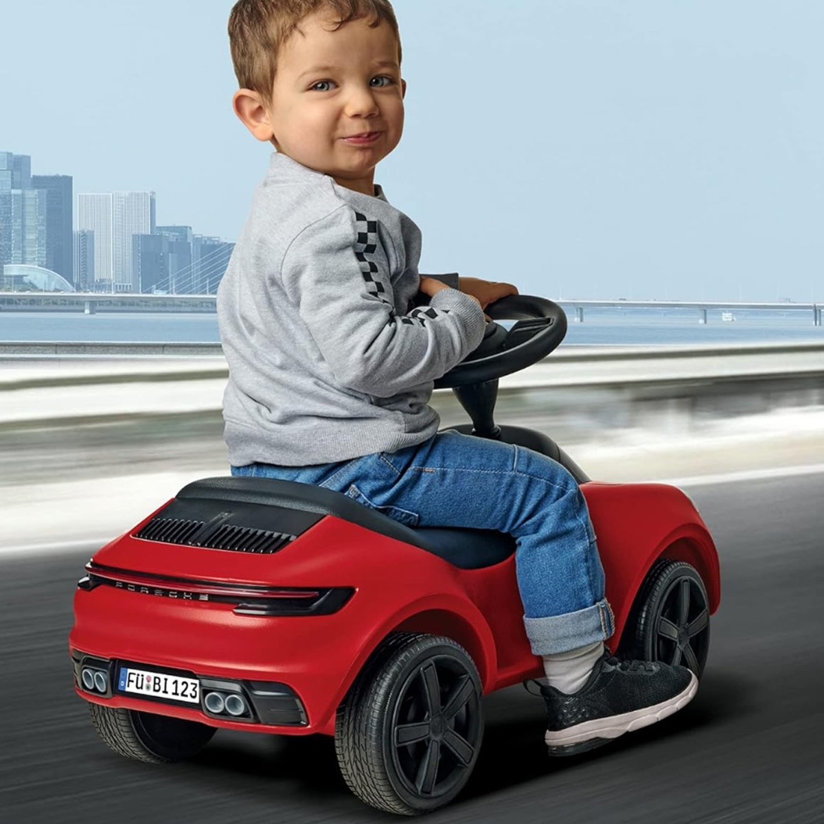 BIG Baby 911-Designed Porsche Ride-on Toy Toddler, 0-2 Years