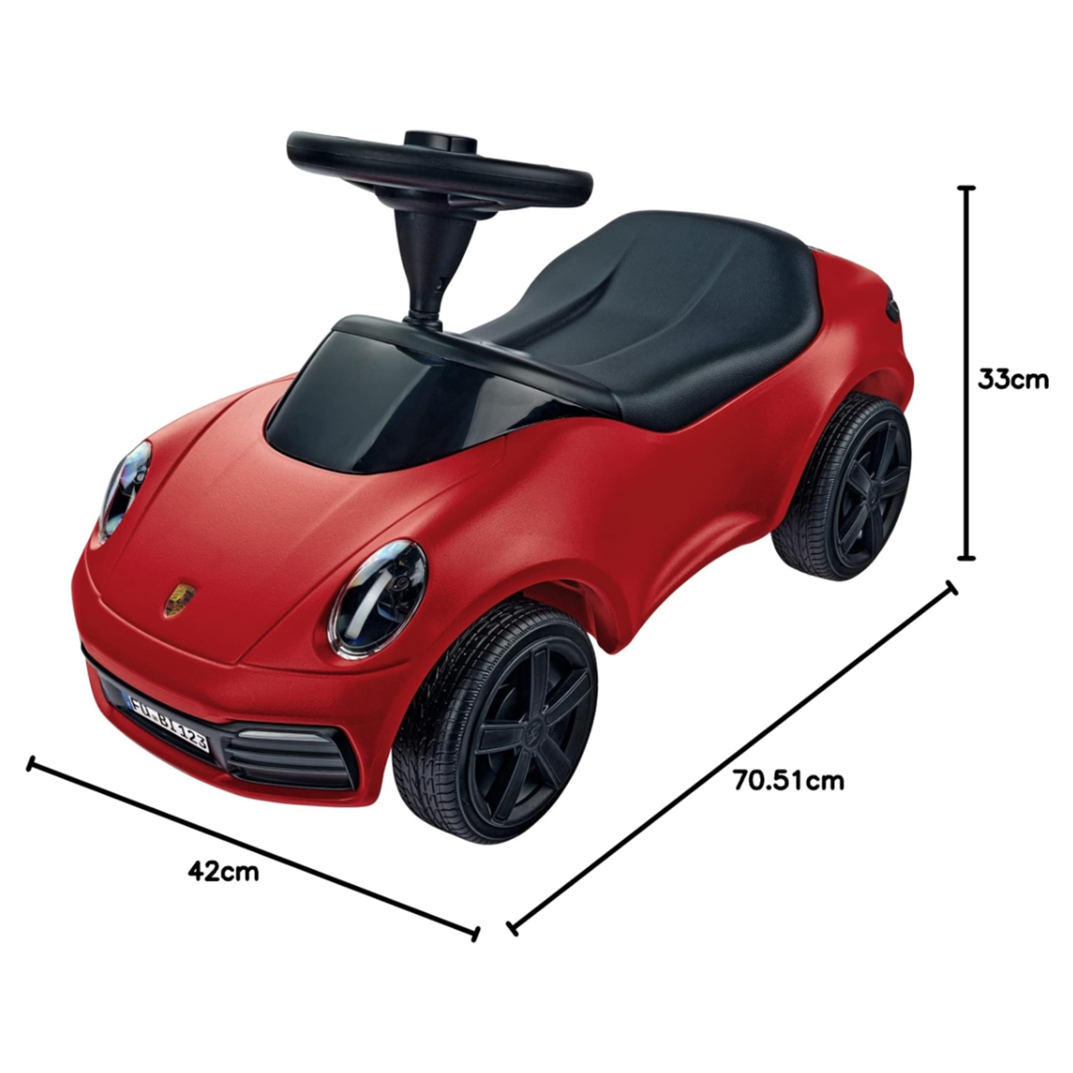 BIG Baby 911-Designed Porsche Ride-on Toy Toddler, 0-2 Years