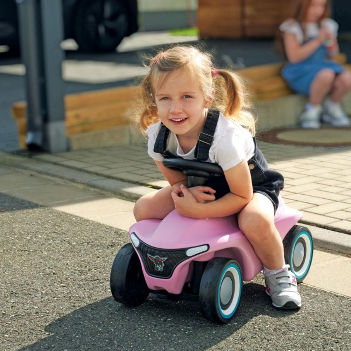بيغ بوبي كار نيو لعبة ركوب وردية للأطفال، 0-2 سنوات