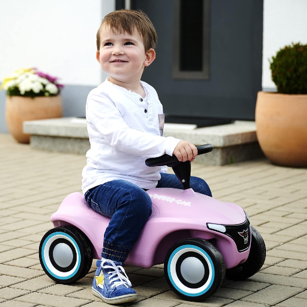 بيغ بوبي كار نيو لعبة ركوب وردية للأطفال، 0-2 سنوات