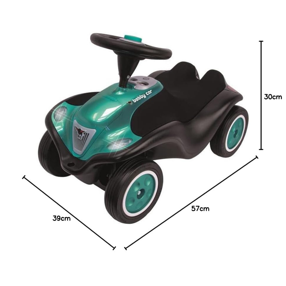 BIG Bobby Car Next Turquoise Ride-on Toy Toddler, 0-2 Years