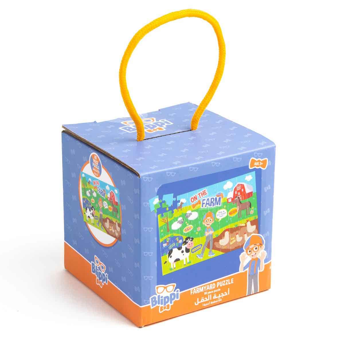 Blippi 60-Piece On The Farm Puzzle Set Unisex, 3-4 Years
