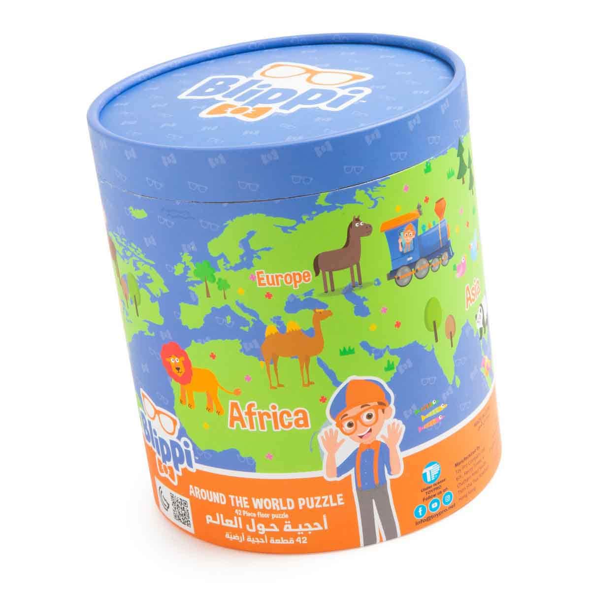 Blippi 45-Piece Explore The World Puzzle Puzzle Set Unisex, 3-4 Years