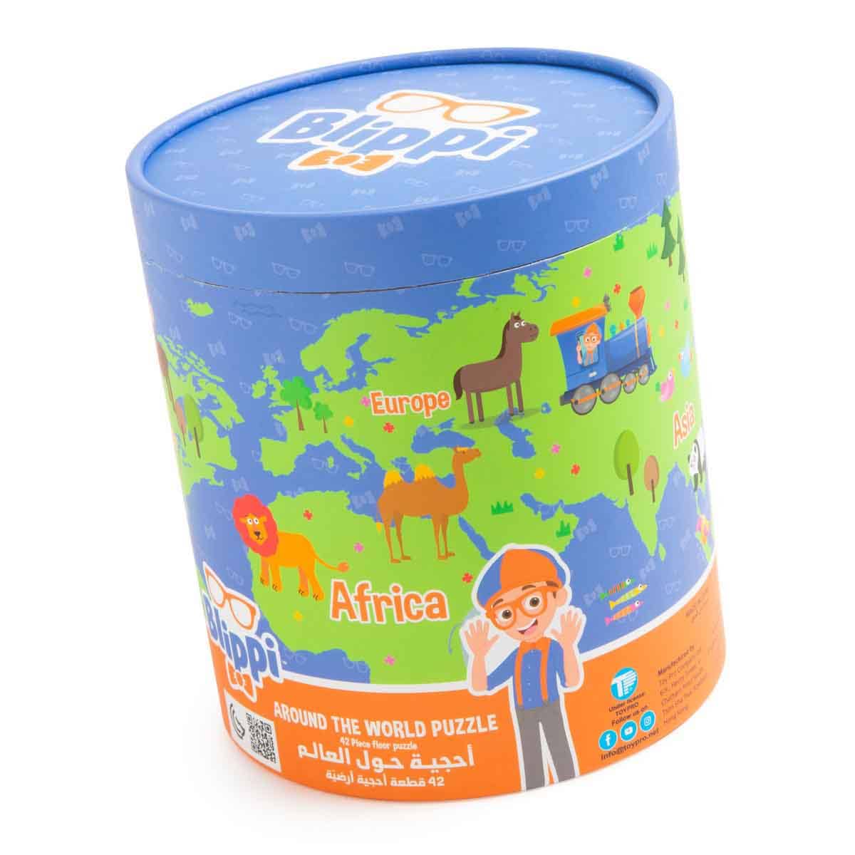 Blippi 45-Piece Explore The World Puzzle Puzzle Set Unisex, 3-4 Years