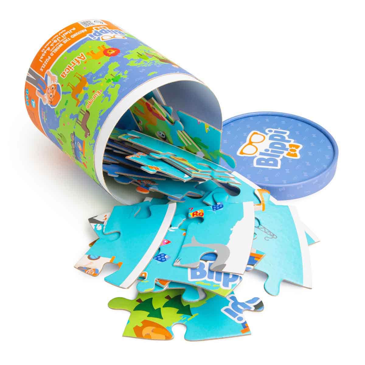Blippi 45-Piece Explore The World Puzzle Puzzle Set Unisex, 3-4 Years