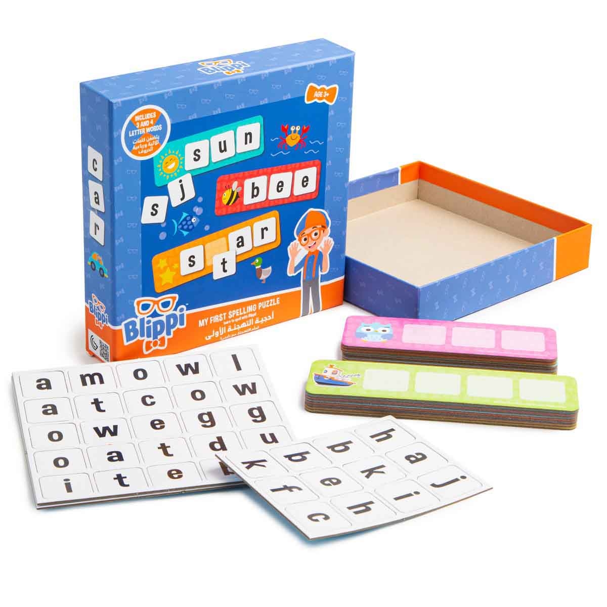 بليبي مجموعة أحاجي تهجئة الكلمات الأولى للجنسين، عمر 3-4 سنوات