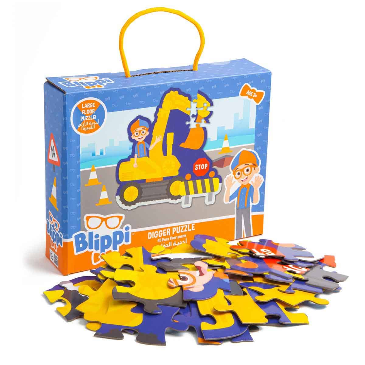 Blippi 45-Piece Tug Boat Puzzle Set Unisex, 3-4 Years