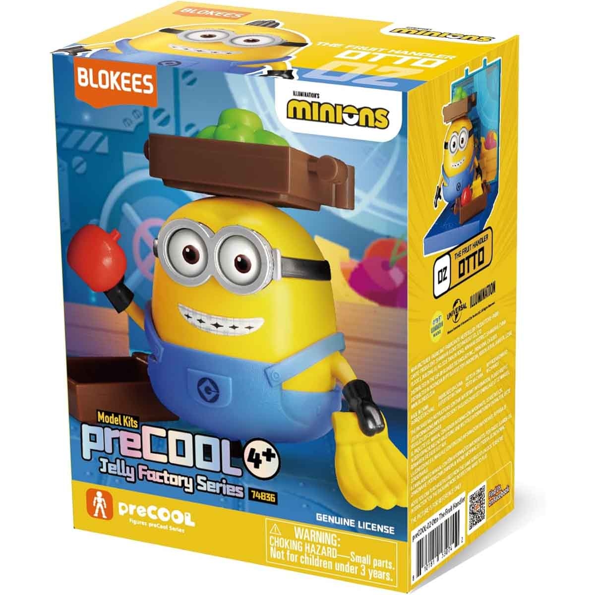 Blokees Minions Precool 02 Otto the Fruit Handler Action Figure Model Kit Unisex, 5-7 Years