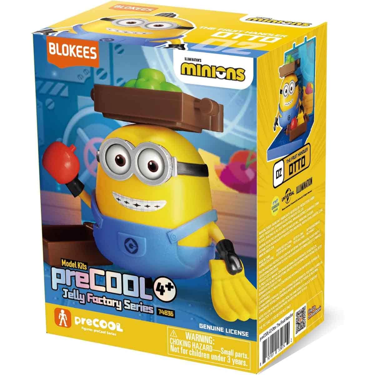 Blokees Minions Precool 02 Otto the Fruit Handler Action Figure Model Kit Unisex, 5-7 Years