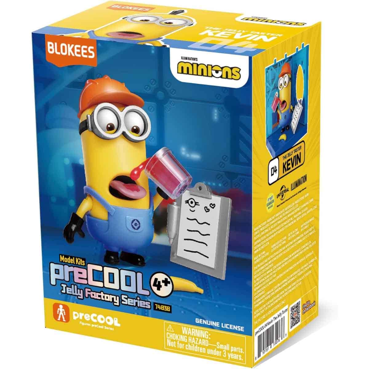 Blokees Minions Precool 04 Kevin the Jelly Taster Action Figure Model Kit Unisex, 5-7 Years