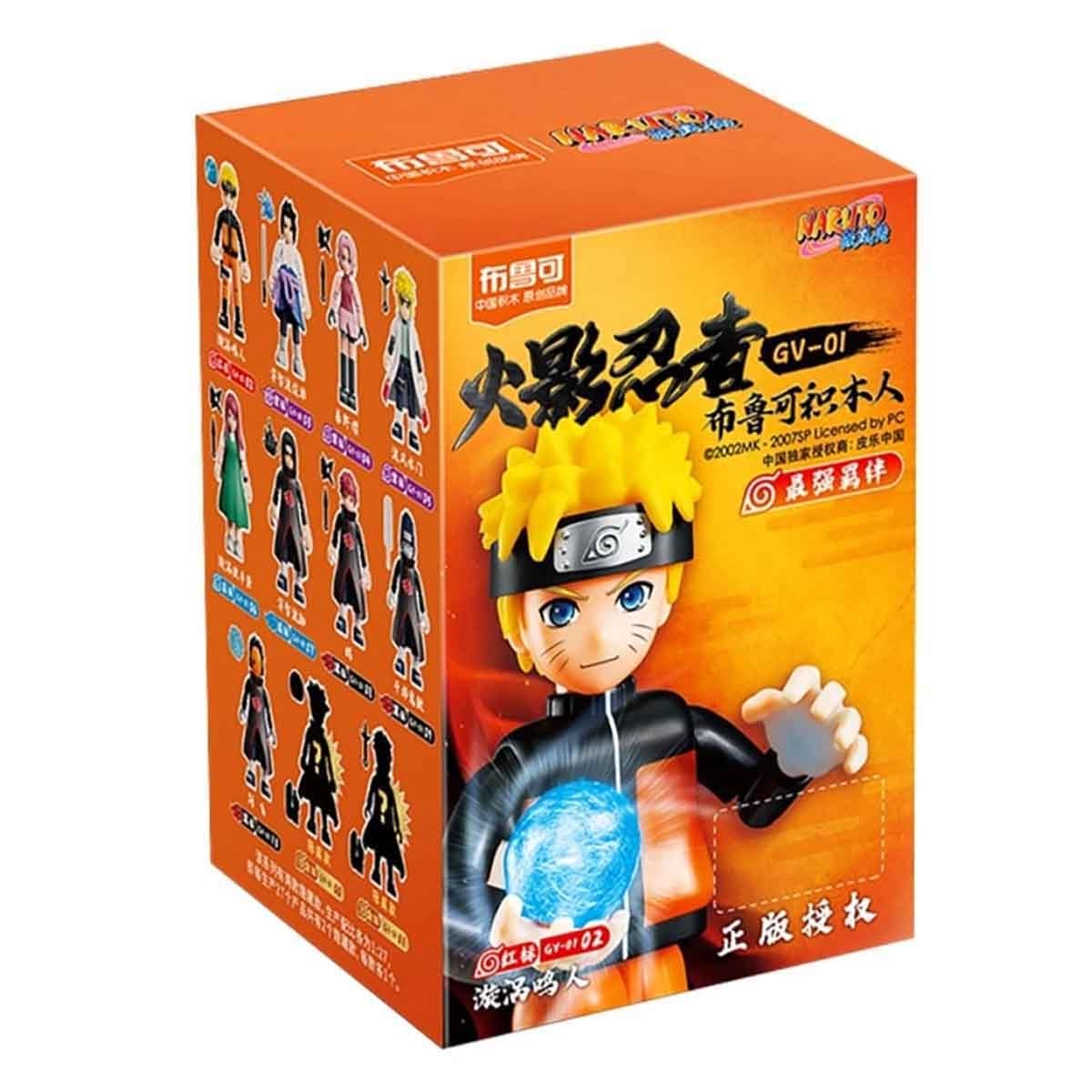 Blokees Naruto 71047 Galaxy Version 01 Ultimate Bond Assorted Action Figure Model Kit Unisex, 13+ Years