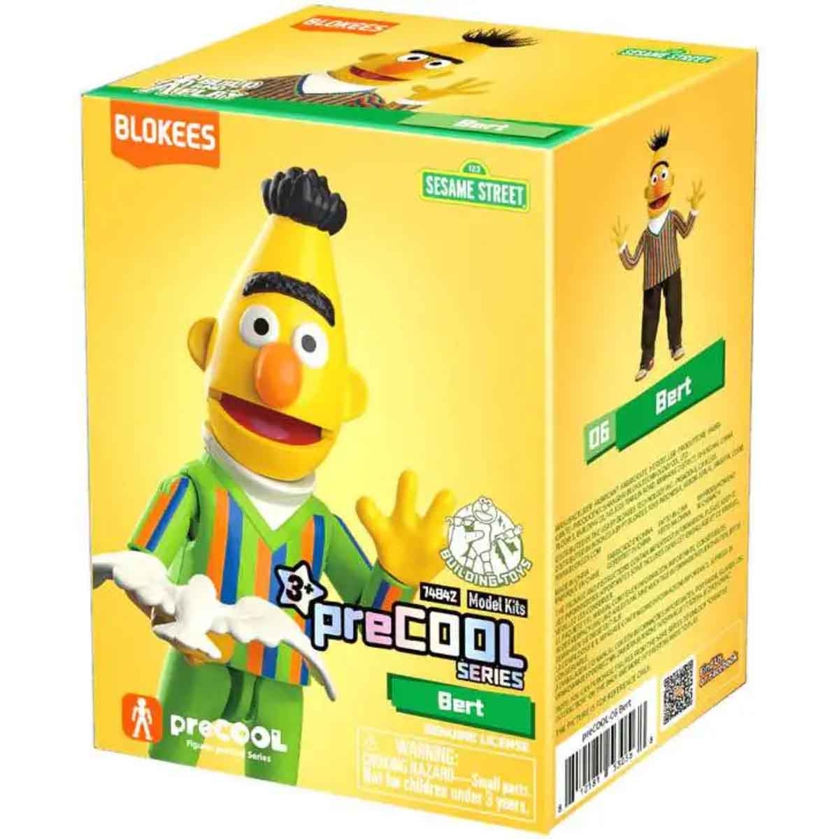 Blokees Sesame Street Precool 06 Bert Action Figure Model Kit Unisex, 3-4 Years
