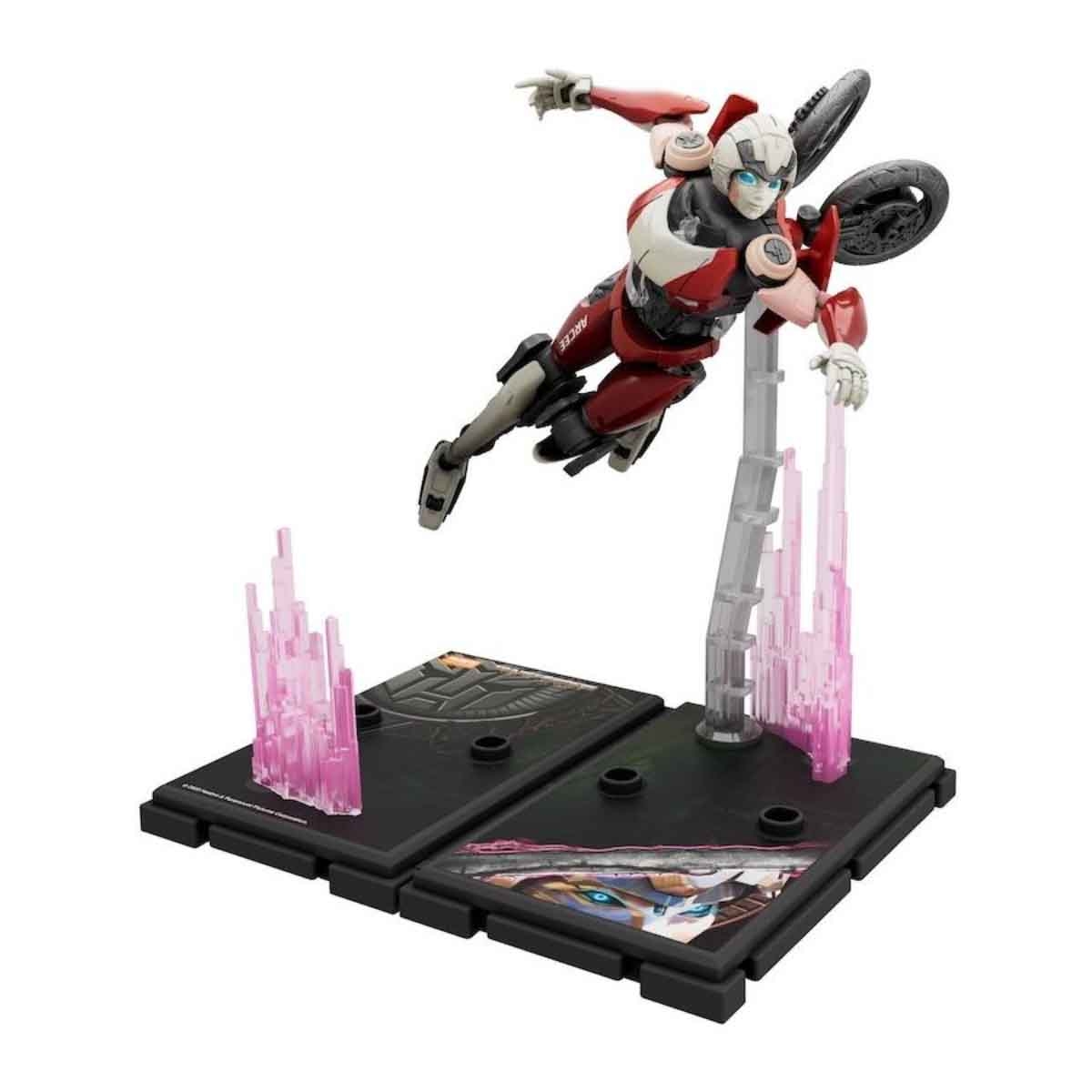 Blokees Transformers 4" 71152 Classic Class 07 Arcee Action Figure Model Kit Unisex, 13+ Years