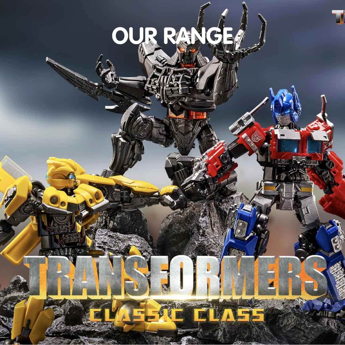 Blokees Transformers 5" 71143 Classic Class 03 Scourge Action Figure Model Kit Unisex, 13+ Years