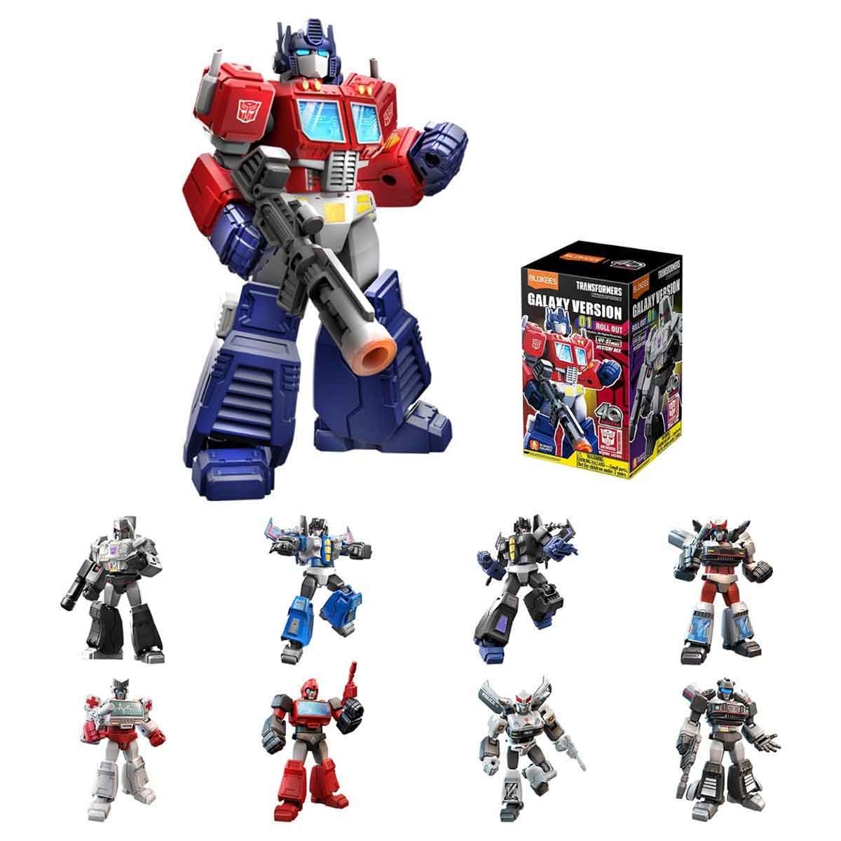 Blokees Transformers 71100 Galaxy Version 01 Roll Out Assorted Action Figure Model Kit Unisex, 13+ Years