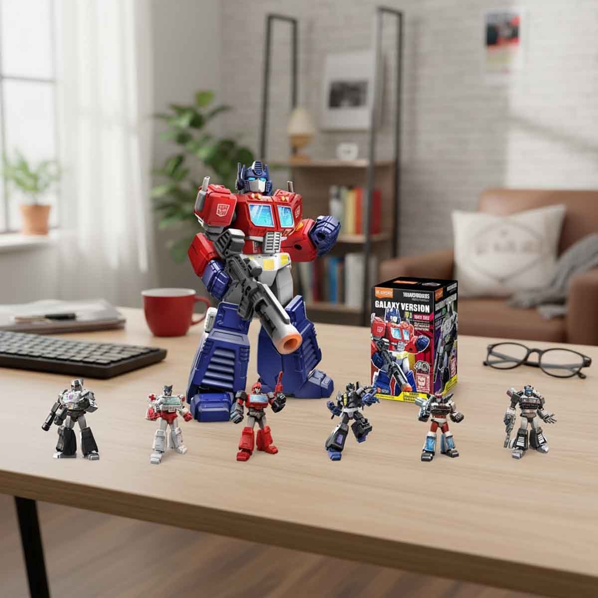 Blokees Transformers 71100 Galaxy Version 01 Roll Out Assorted Action Figure Model Kit Unisex, 13+ Years