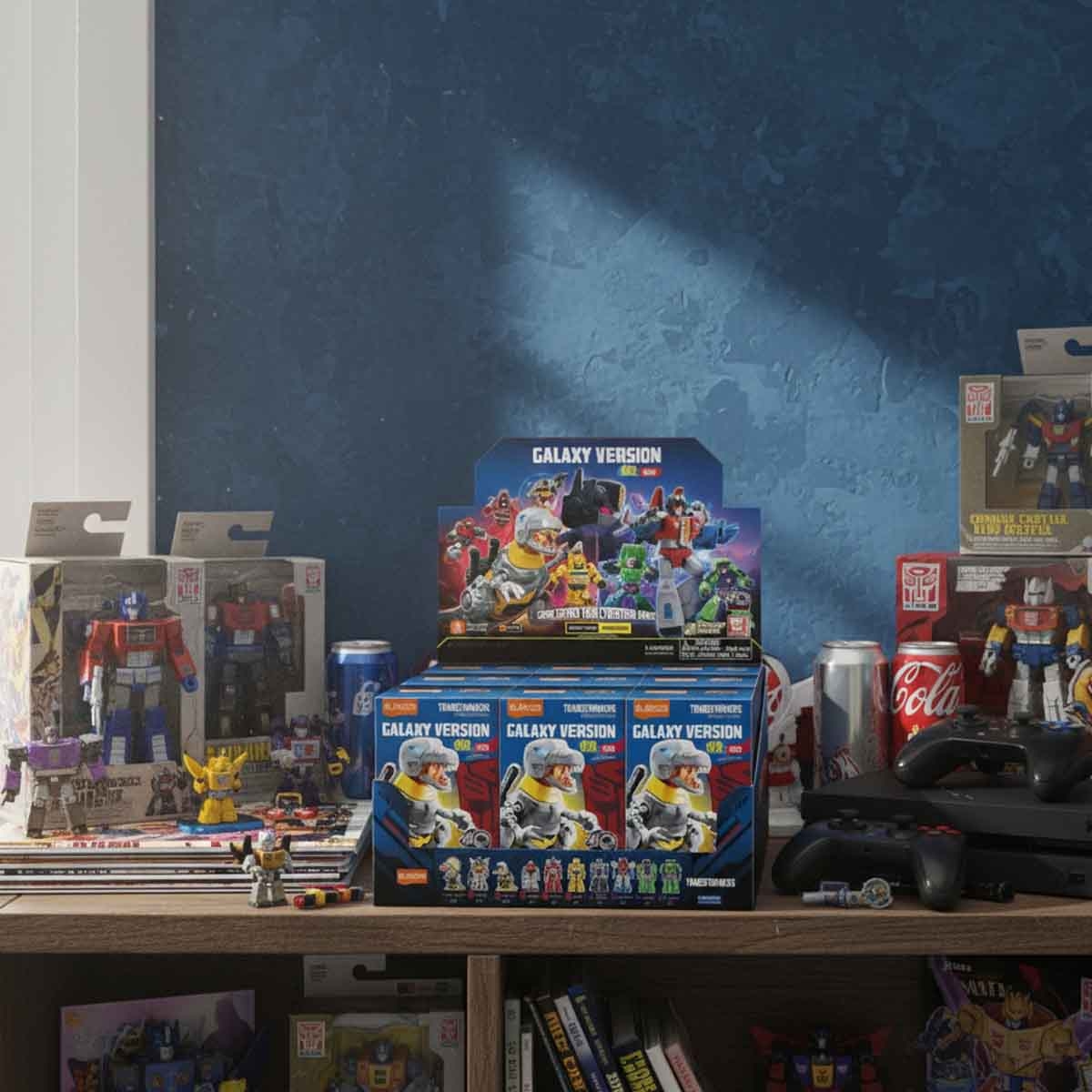 Blokees Transformers 71102 Galaxy Version 02 SOS Assorted Action Figure Model Kit Unisex, 13+ Years