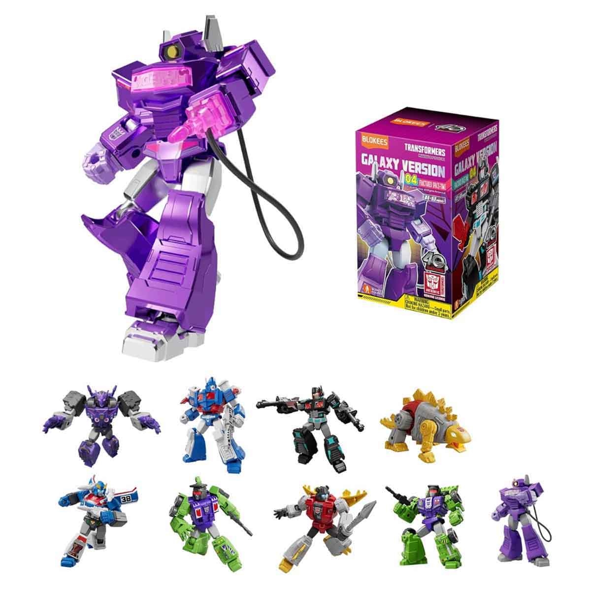 Blokees Transformers 71104 Galaxy Version 04 Fractured Space time Assorted Action Figure Model Kit Unisex, 13+ Years