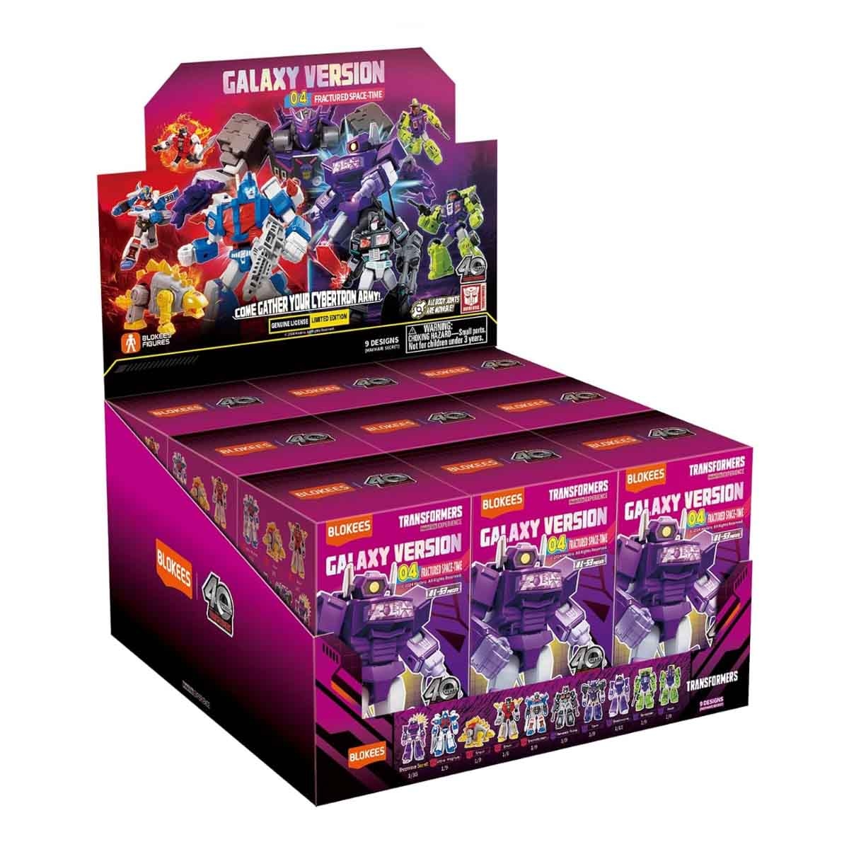 Blokees Transformers 71104 Galaxy Version 04 Fractured Space time Assorted Action Figure Model Kit Unisex, 13+ Years