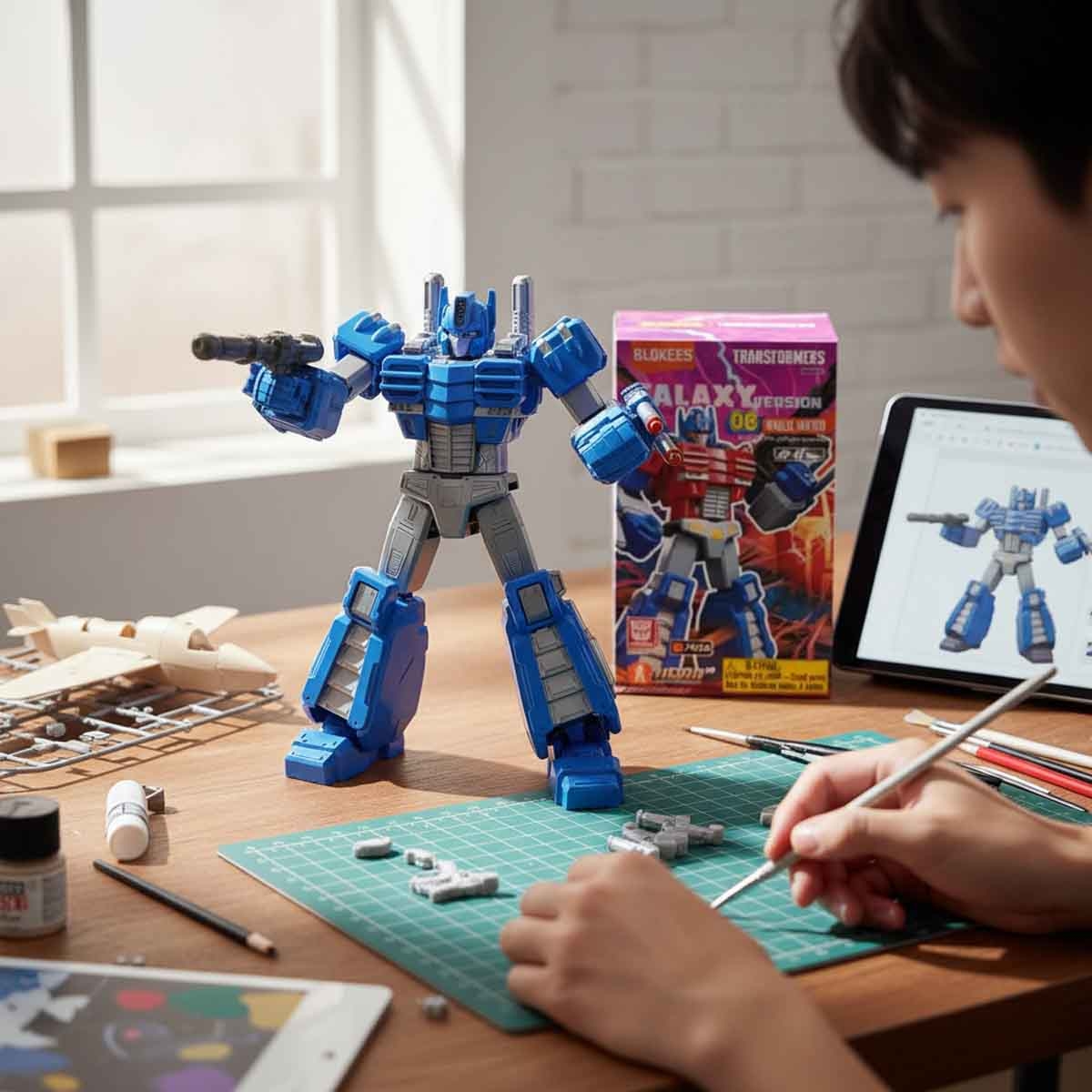 Blokees Transformers 71106 Galaxy Version 06 Parallel Universe Assorted Action Figure Model Kit Unisex, 13+ Years