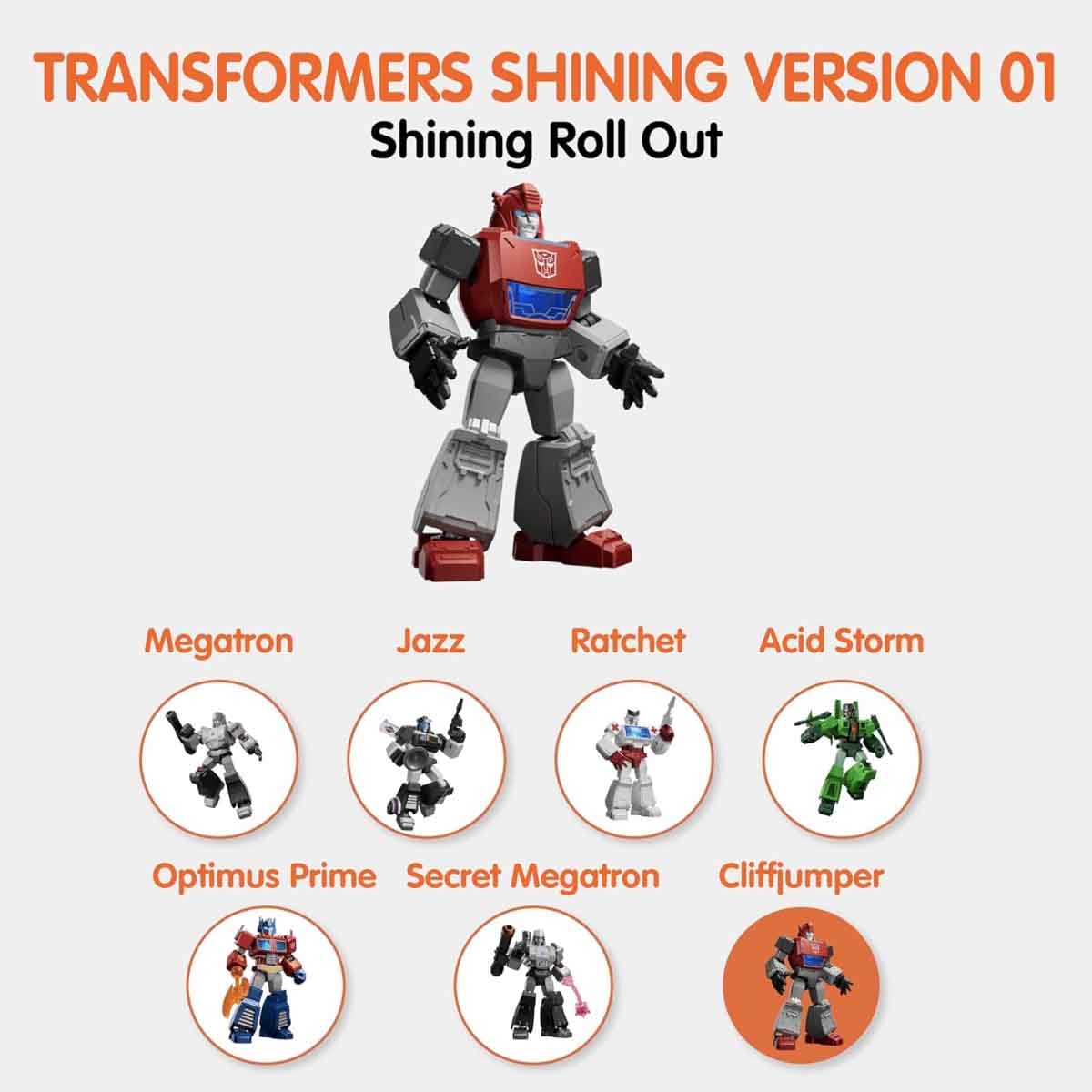 Blokees Transformers 71121 Shining Version 01 Shining Attack Assorted Action Figure Model Kit Unisex, 13+ Years