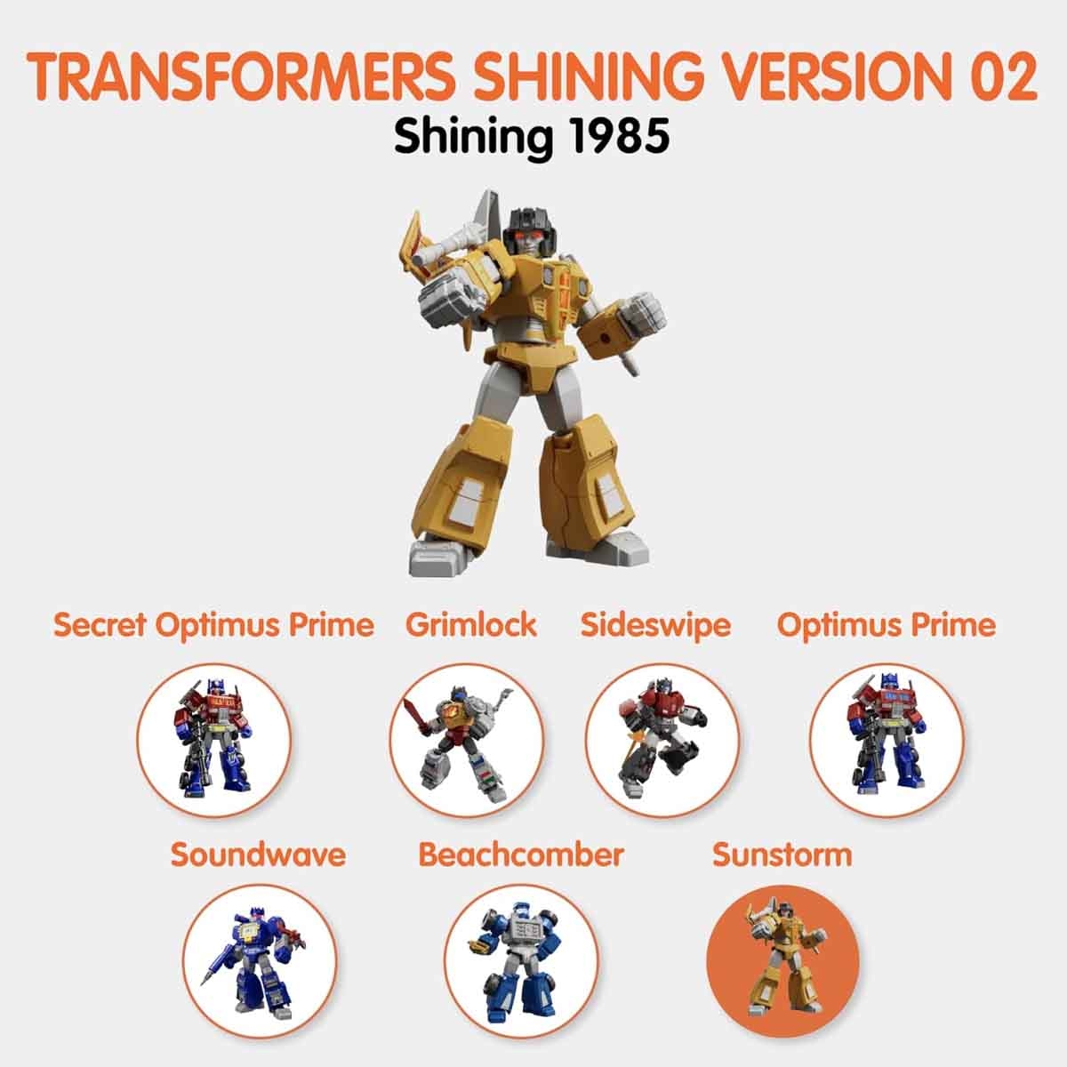 Blokees Transformers 71122 Shining Version 02 Shining 1985 Assorted Action Figure Model Kit Unisex, 13+ Years